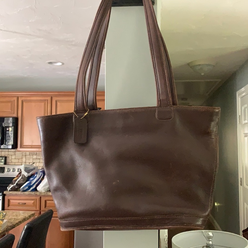 Brown Coach Tote